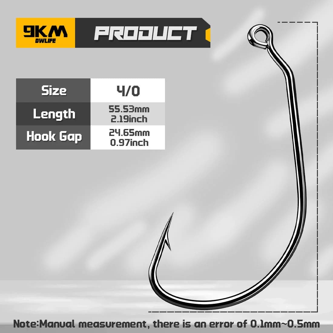 Крючки EWG Wacky Jig для червей, 25-100 шт.